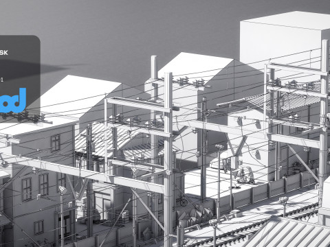 Japan Railway 3Dモデル