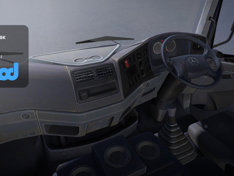 HK Garbage Truck 002 Model 3D
