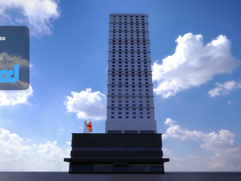 HK BOA Tower Model 3D