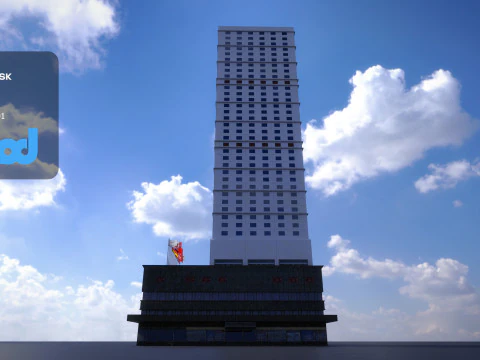 HK BOA Tower 3D Model
