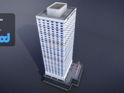 HK BOA Tower Model 3D