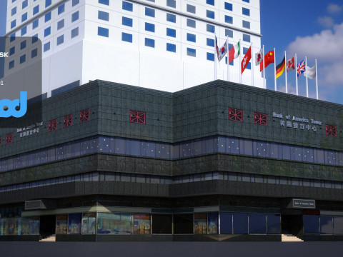 HK BOA Tower Model 3D