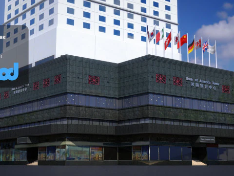 HK BOA Tower 3D Model
