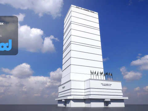 HK BOA Tower 3D Model