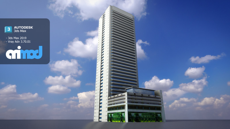 HK Building 0003 3D 모델 .c4d .max .obj .3ds .fbx .stl .blend