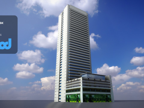 HK Building 0003 3D मॉडल