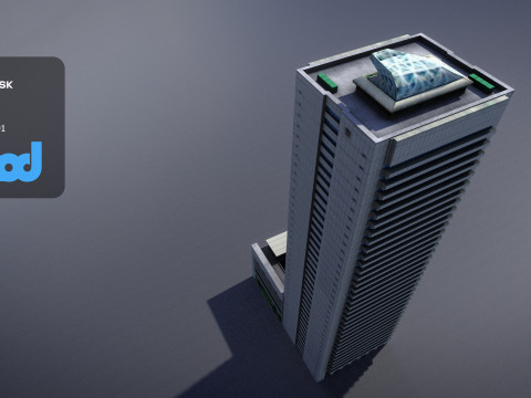 HK Building 0003 3D 모델