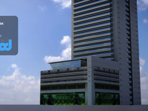 HK Building 0003 3D Model