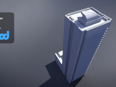 HK Building 0003 3D Model