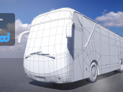 HK Bus 004 3D Model