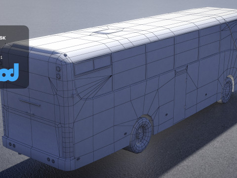 HK Bus 004 3D Model