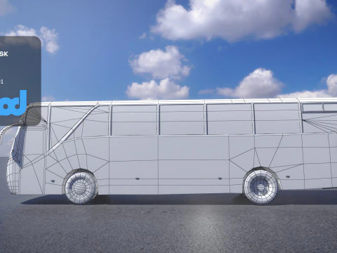 HK Bus 004 3D Model