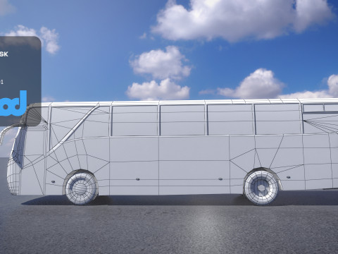 HK Bus 005 3D-Modell