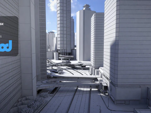 HK Central 3D Model