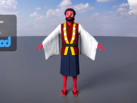 Тэнгу 3D Модель