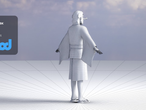 Tengu 3D-Modell