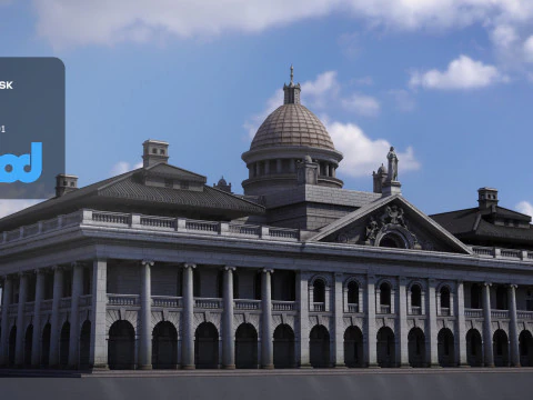 Consejo Legislativo de Hong Kong 001 Modelo 3D