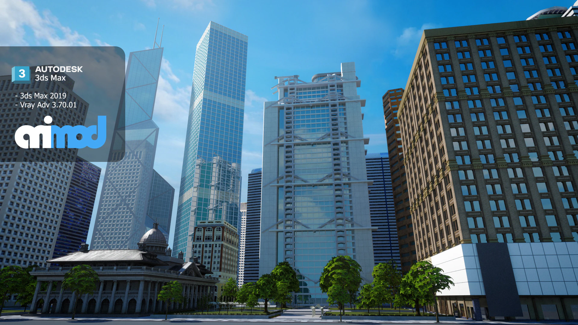 HK LegislativeCouncil 002 3D Model .c4d .max .obj .3ds .fbx .stl .blend 