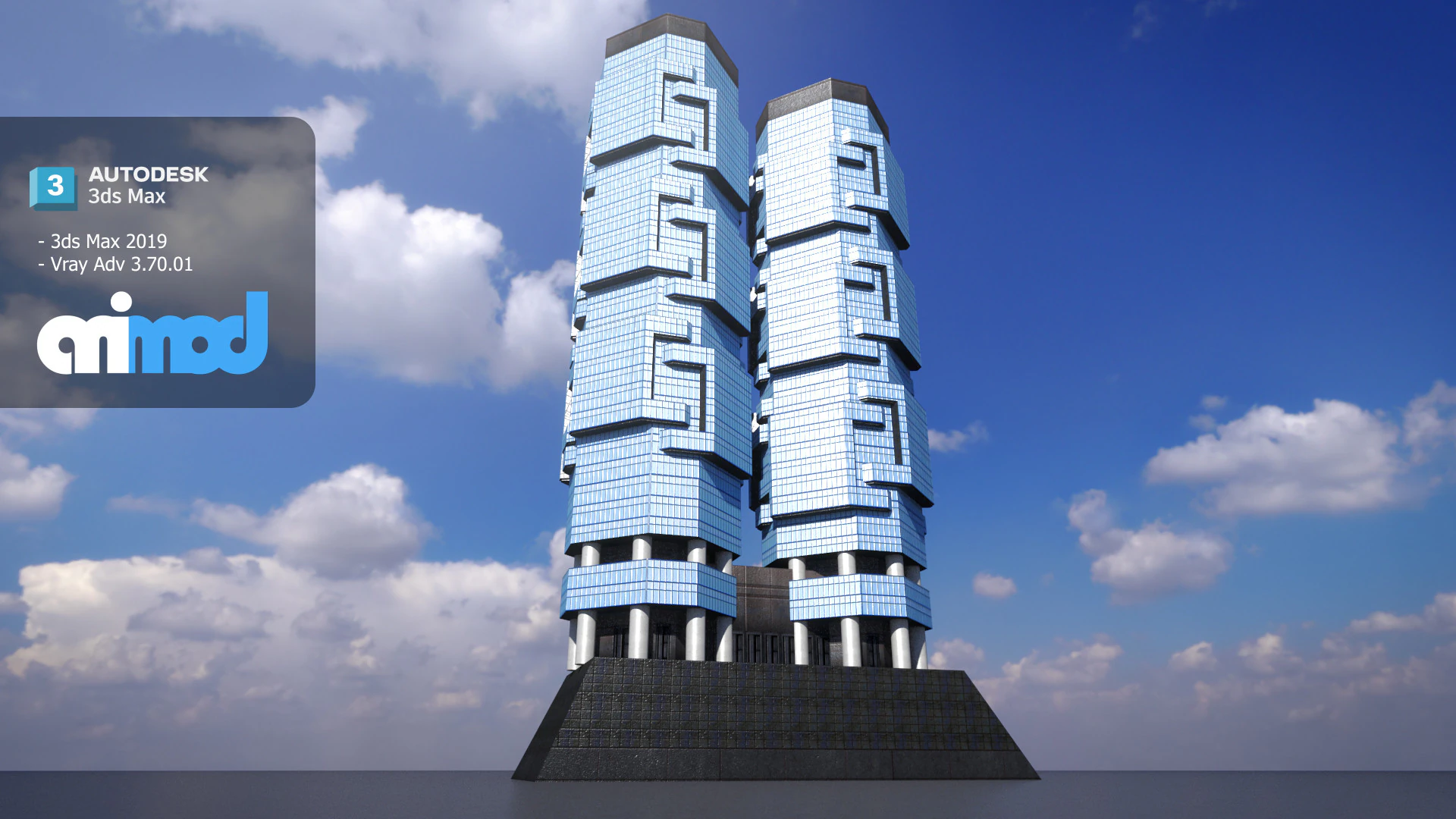 HK Lippocentre 3D Model .c4d .max .obj .3ds .fbx .stl .blend 