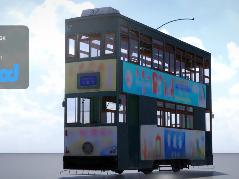 HK Tram 3D Model