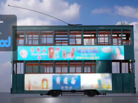 HK Tram 3D Model