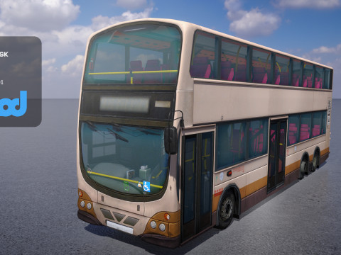 HK Doubledeck 001 3Dモデル