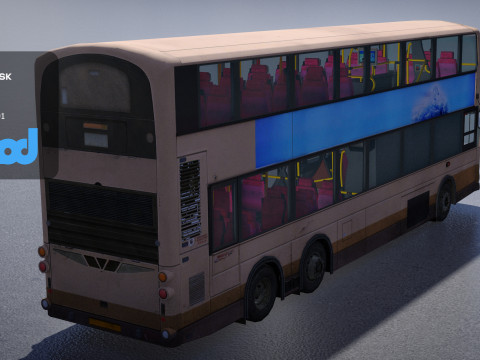HK Doubledeck 001 Modelo 3D
