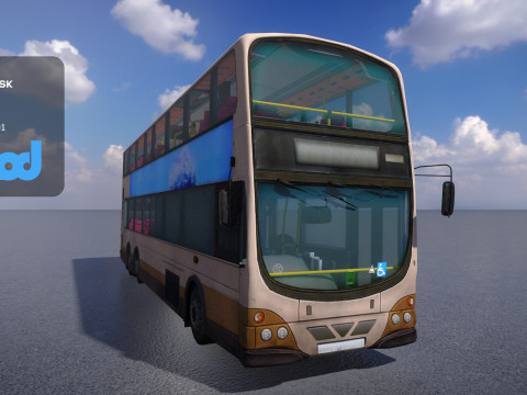 HK Doubledeck 001 Modelo 3D