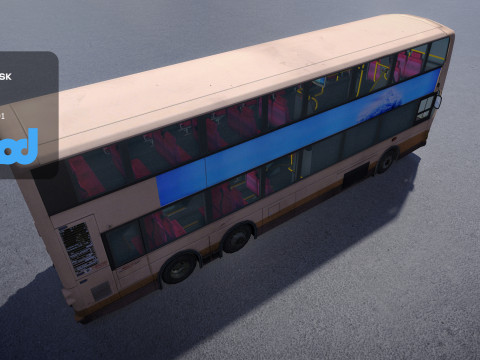 HK Doubledeck 001 Modelo 3D