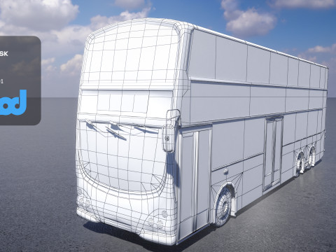 HK Doubledeck 001 Modelo 3D