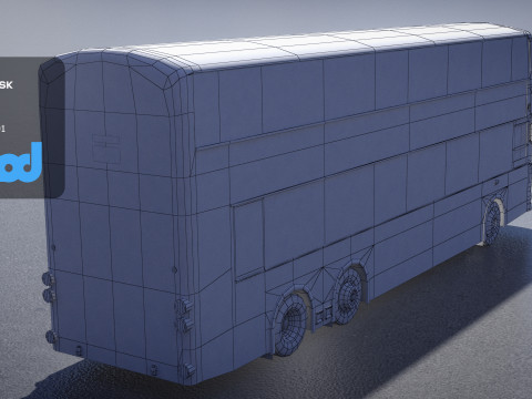 HK Doubledeck 001 Modelo 3D