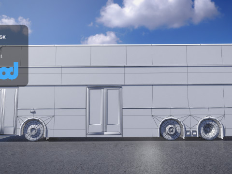 HK Doubledeck 001 Modelo 3D