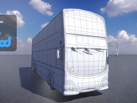 HK Doubledeck 001 Modelo 3D