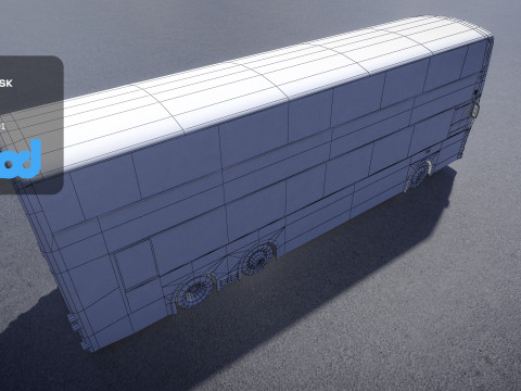 HK Doubledeck 001 Modelo 3D