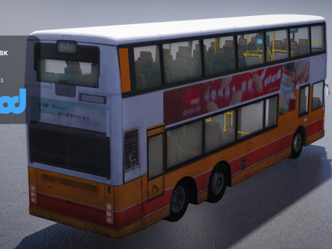 HK Doubledeck 002 3D Модель