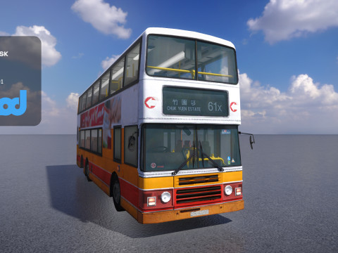 HK Doubledeck 002 3D Модель