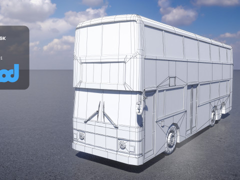 HK Doubledeck 002 3D Модель