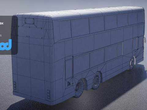 HK Doubledeck 002 3D Модель