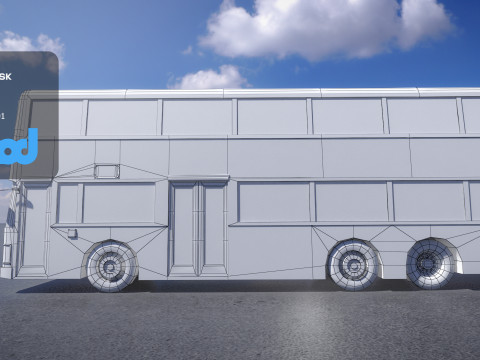 HK Doubledeck 002 3D Модель