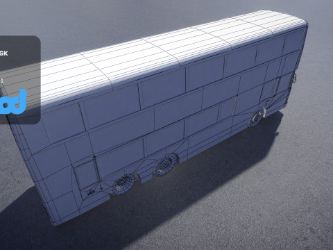 HK Doubledeck 002 3D Модель