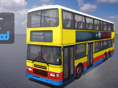 HK dobuledeck 003 3D Model
