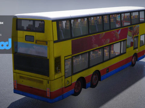 HK dobuledeck 003 3D Model