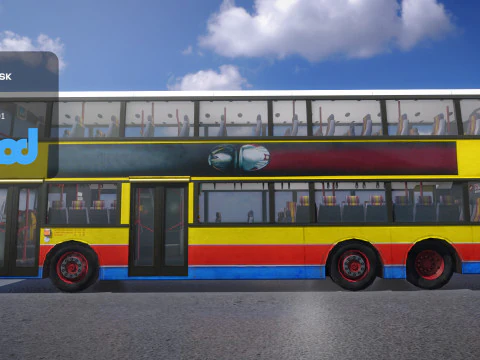 HK dobuledeck 003 3D Model