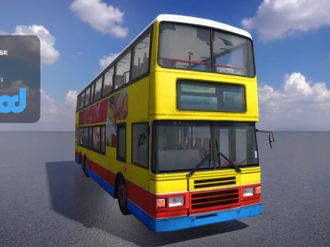 HK dobuledeck 003 3D Model