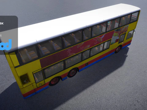 HK dobuledeck 003 3D Model