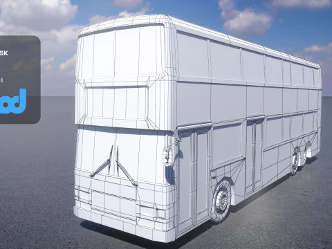 HK dobuledeck 003 3D Model