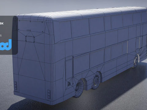 HK dobuledeck 003 3D Model