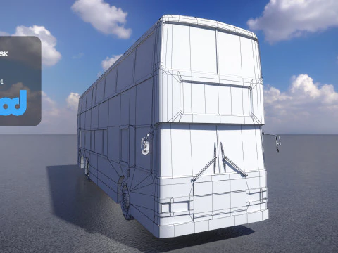 HK dobuledeck 003 3D Model