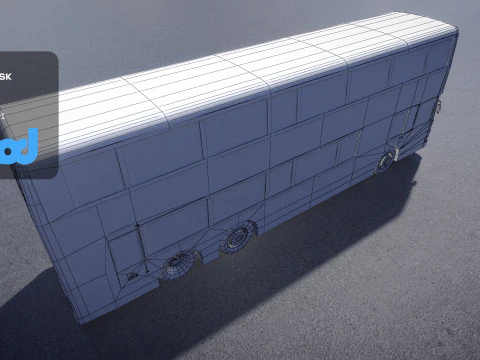 HK dobuledeck 003 3D Model