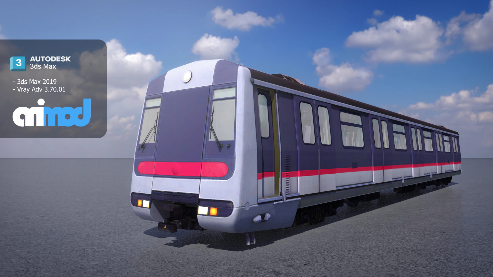 HK MTR 3D Model .c4d .max .obj .3ds .fbx .stl .blend 